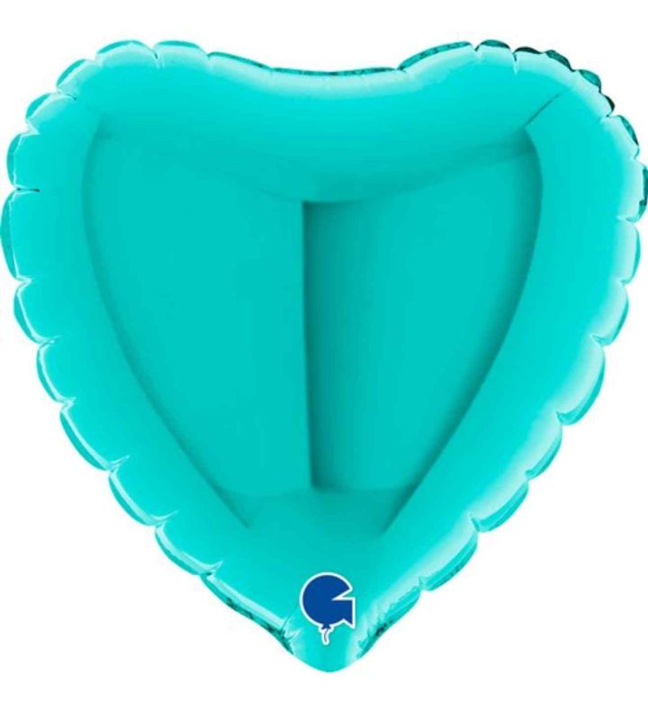 4" Grabo Heart Tiffany Foil