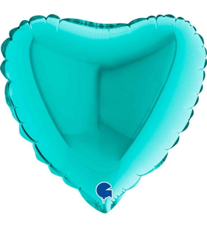 9" Grabo Heart Tiffany Foil