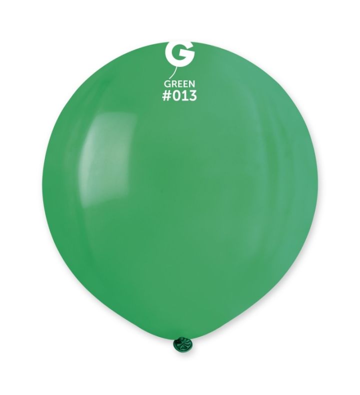 19" Gemar Green 013 Latex Balloons 25ct