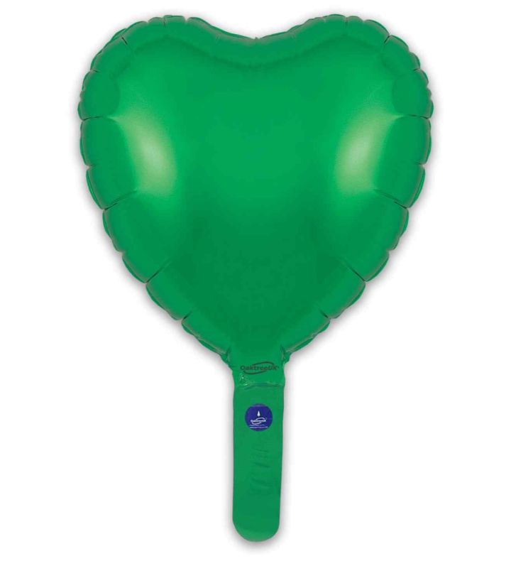 9" Oaktree Green Heart Foil