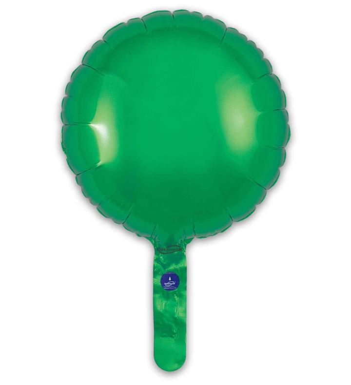 9" Oaktree Green Round Foil