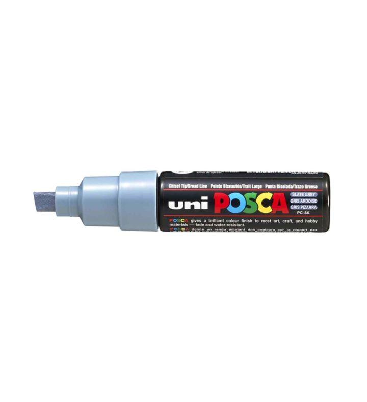 Grey POSCA Broad Chisel Tip