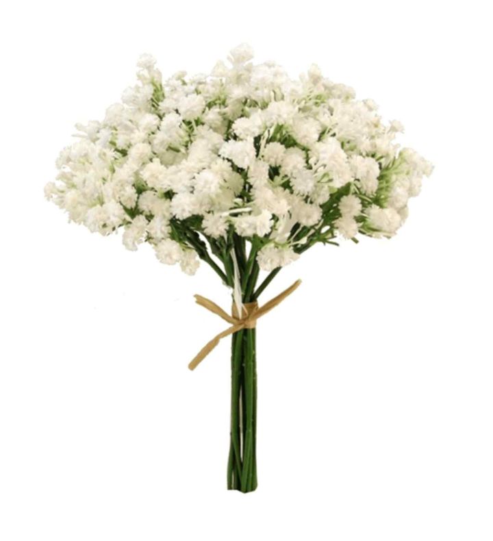 31cm Gyp Bundle (11 Stems) White