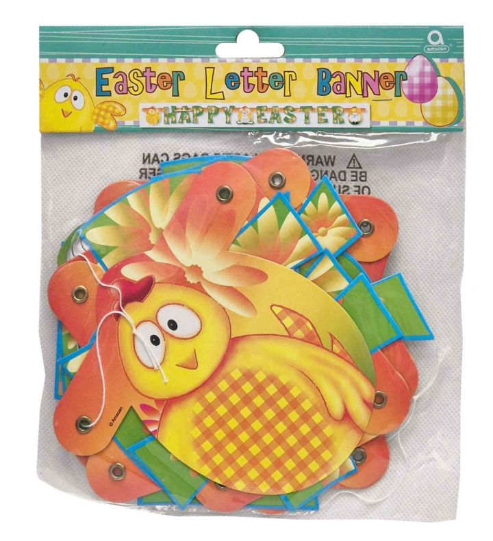 Happy Easter Letter Banner