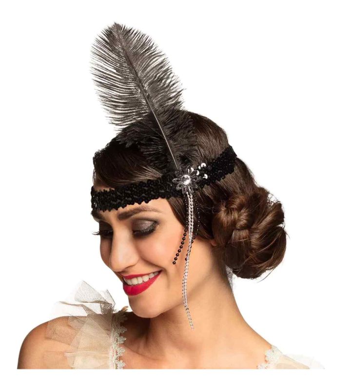 Headband Flapper Black
