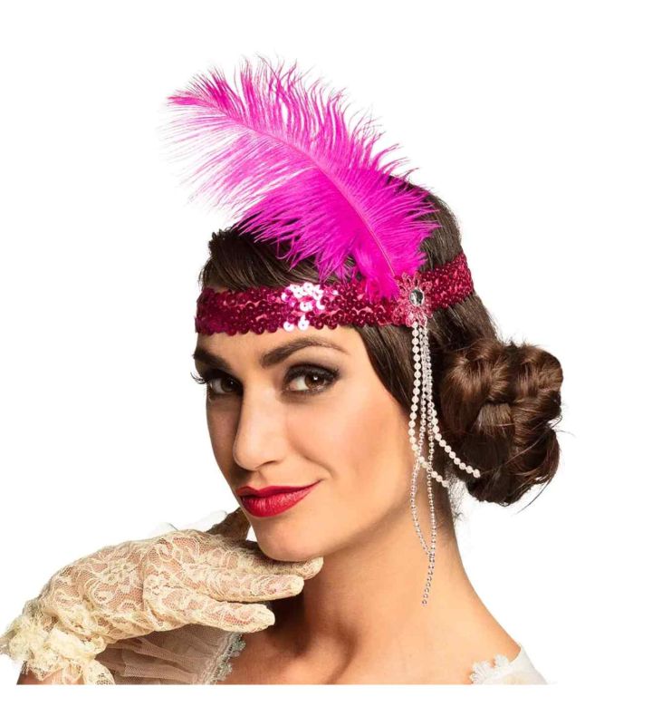 Headband Flapper Pink