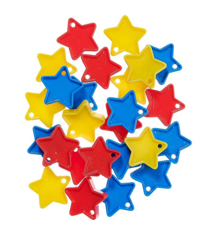 Red, Yellow And Blue Heavy Star Weights