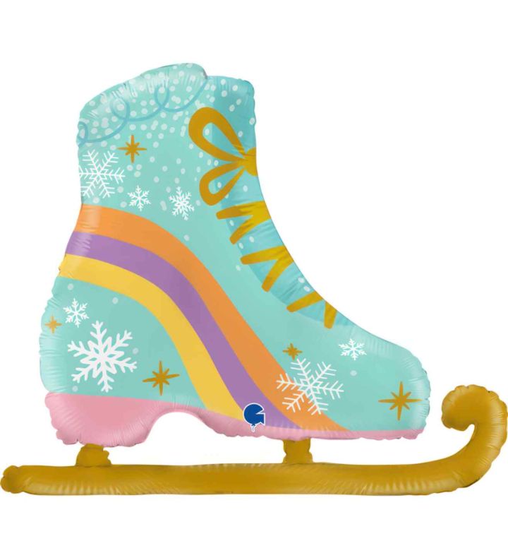27" Grabo Ice Skate Foil Balloon