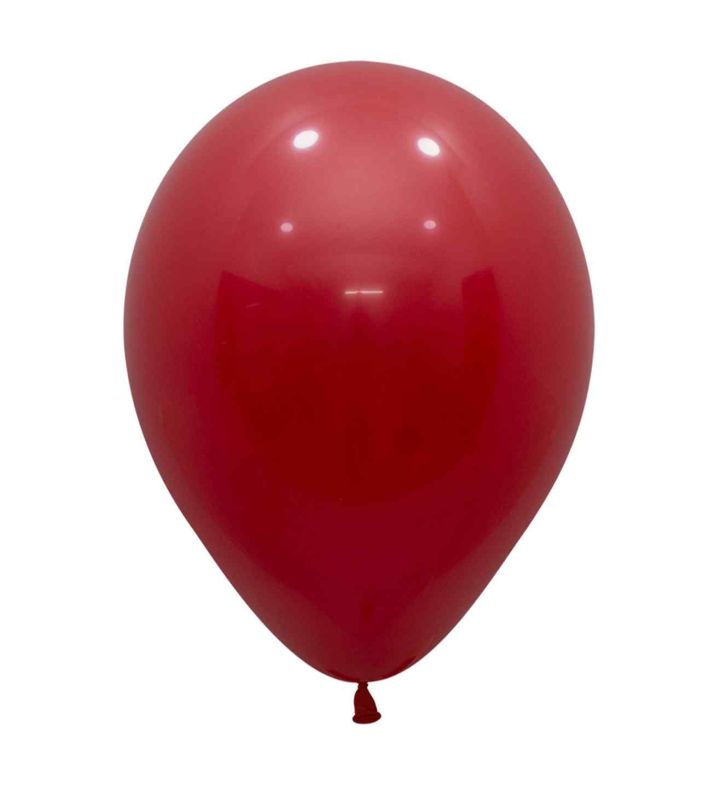 12" Sempertex Fashion Imperial Red 016 Latex Balloons 50ct