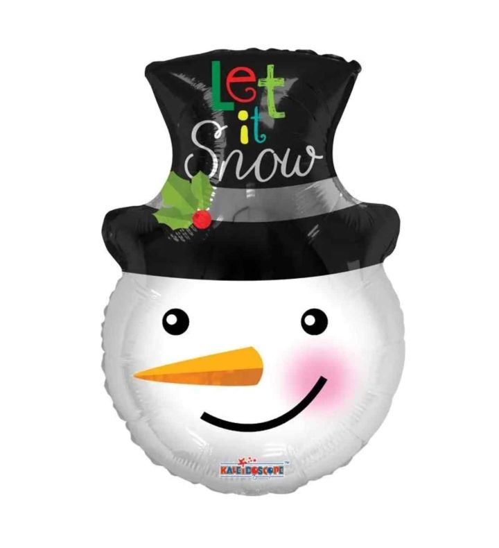 18" Snowman Shape Foil