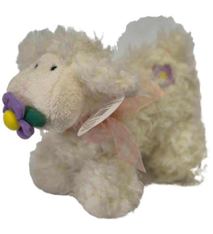 Lambert Lamb Soft Toy with Flower 20cm