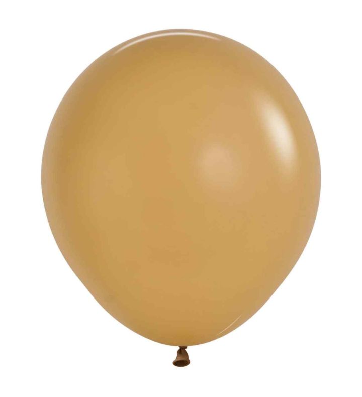 18" Sempertex Latte 073 Latex Balloons 25ct