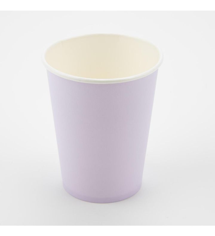 Paper Cups  Lavender Oaktree 9oz 8ct