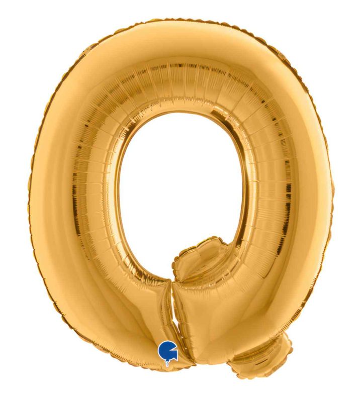 40" Betallic Letter Q Gold Foil Balloon