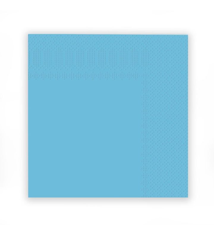 Napkins Light Blue Oaktree 13" 16ct