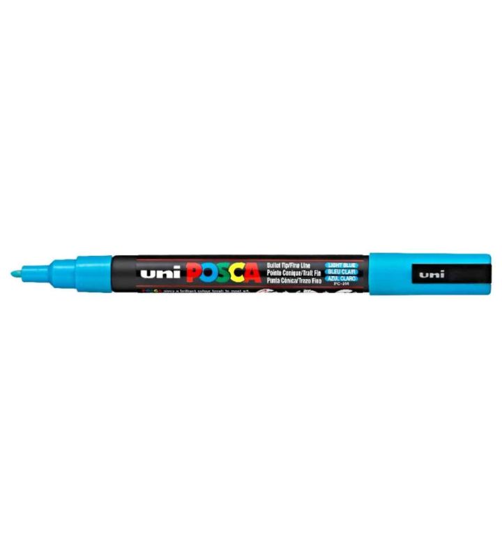 Light Blue POSCA Extra Fine Bullet Tip