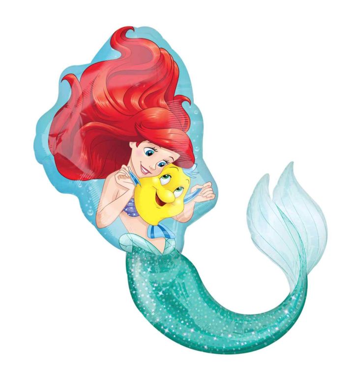 Little Mermaid SuperShape Foil Balloon