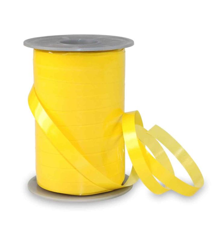 Lucky Neon Yellow Ribbon 10mm x 200m
