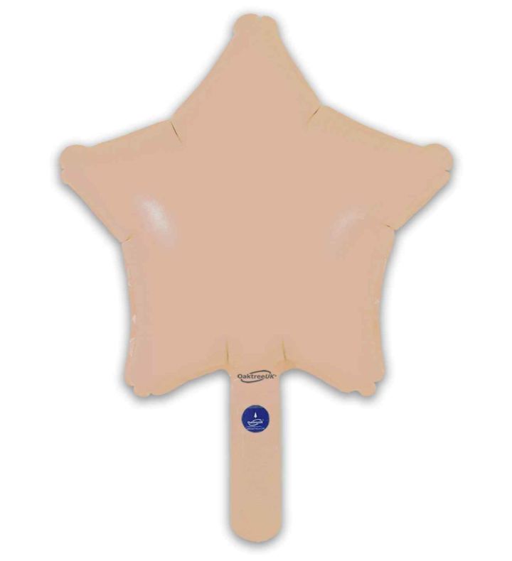 9" Oaktree Matte Nude Star Foil