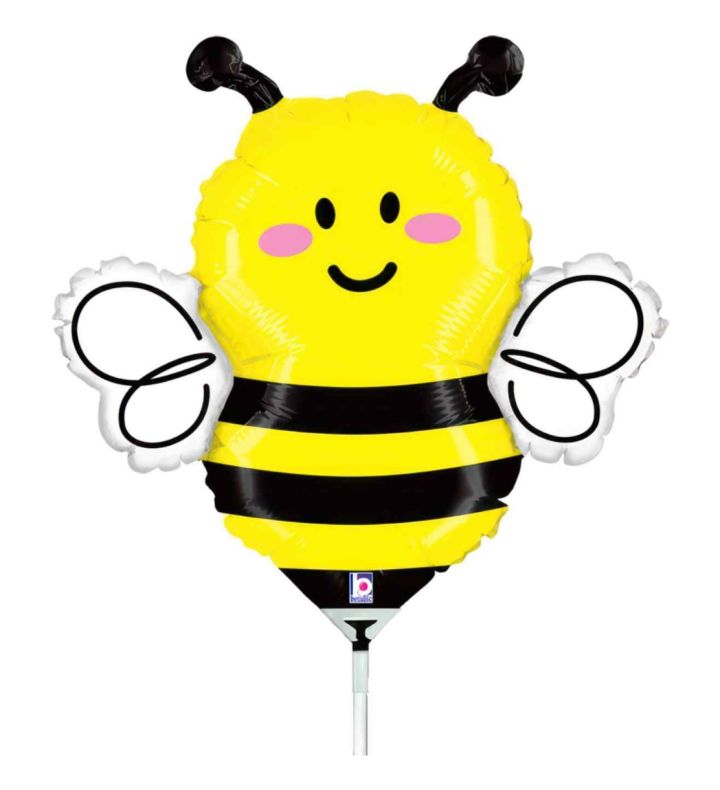 Mini Bee Betallic Foil Balloon