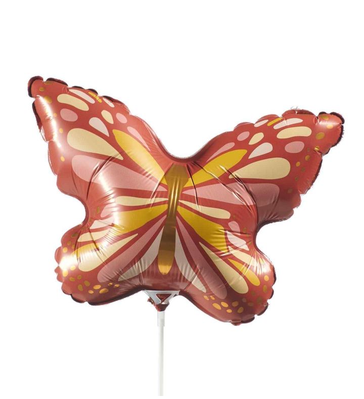 Mini Butterfly Boho Betallic Foil Balloon