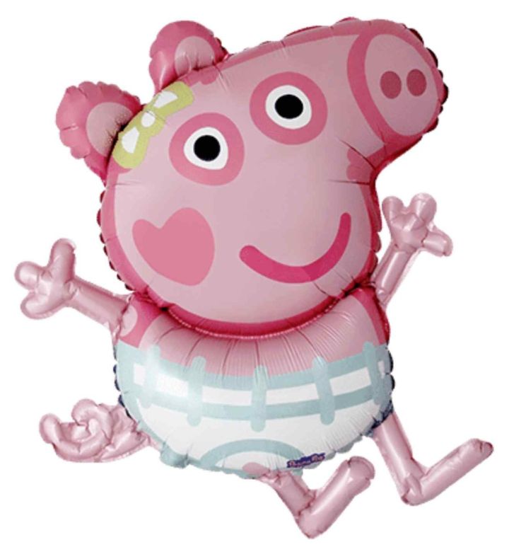 Mini Evie Pig Foil Balloon