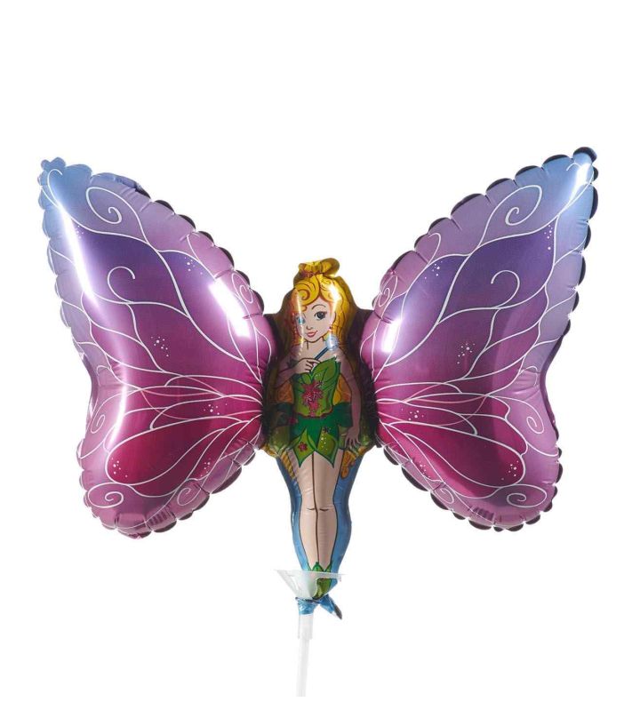 Mini Fairy  Purple Wings Flexmetal Foil Balloon