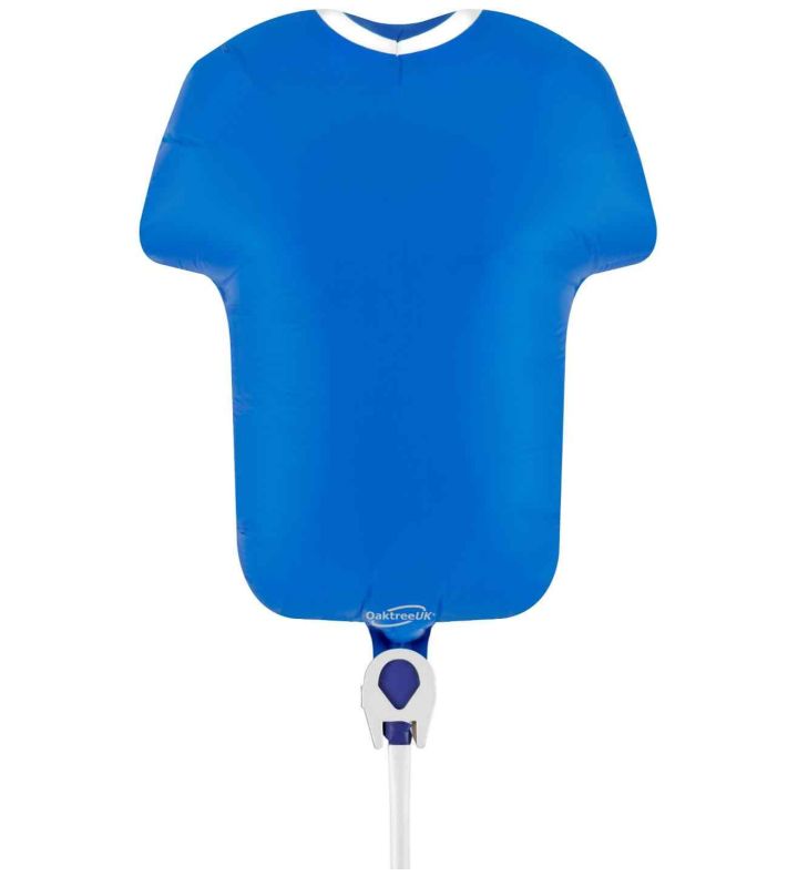 Mini Football Shirt Blue Metallic Foil Balloon