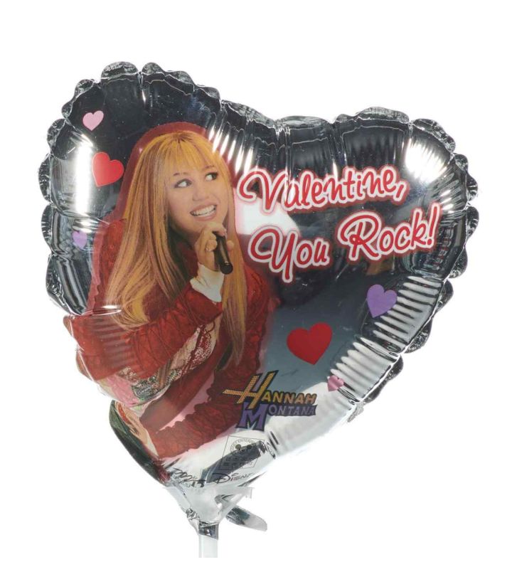 Mini Hannah Montana Valentine You Rock! Anagram Foil Balloon