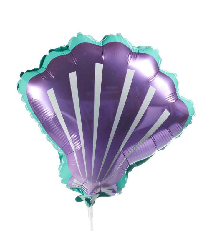 Mini Shell Lilac Bamboo Party Foil Balloon