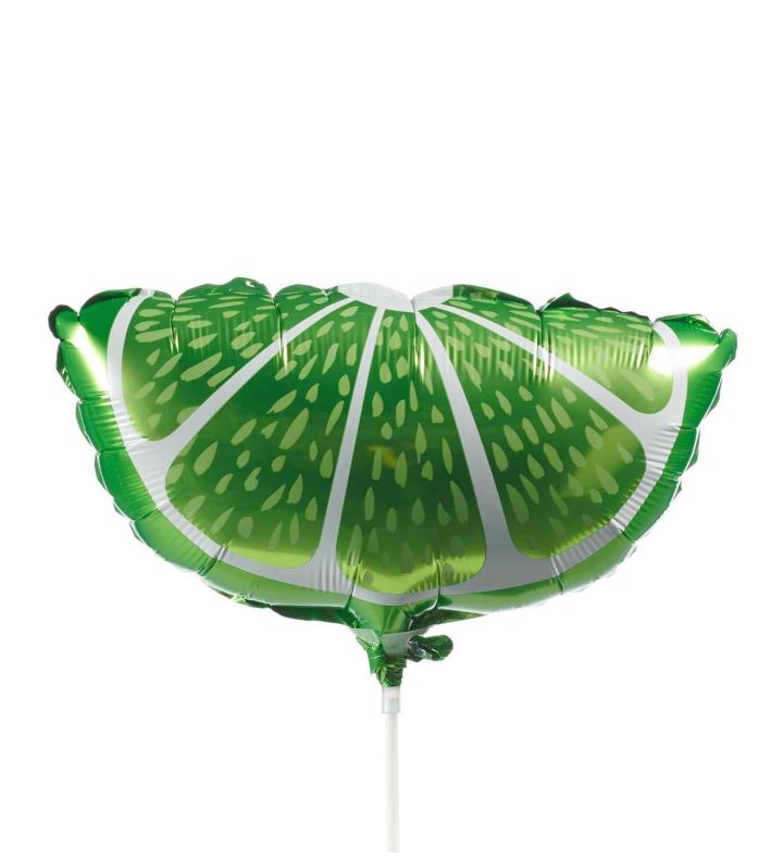 Mini Lime Slice Bamboo Party Foil Balloon