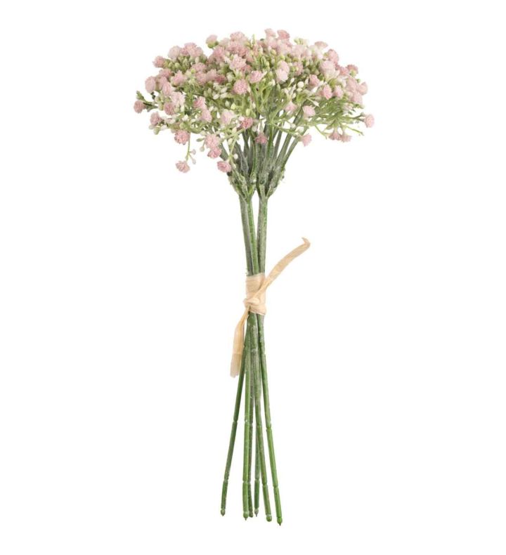 Mini pastel pink Open Gypsophilia with Bud Bunch 31 cm x6