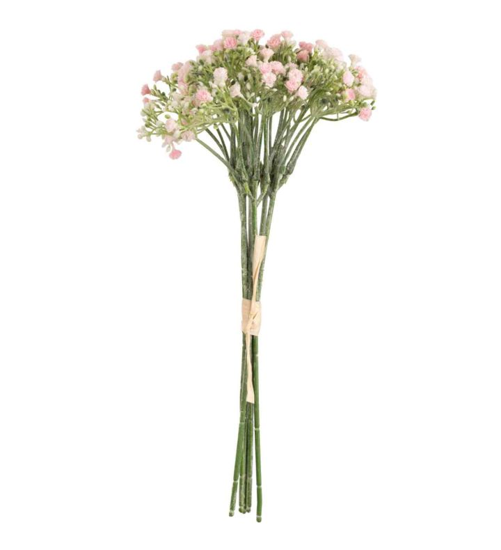 Mini Pink Open Gypsophilia with Bud Bunch 31 cm x6