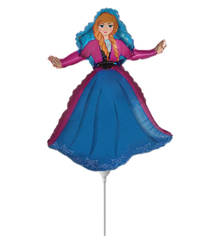 Mini Snow Princess Flexmetal Foil Balloon