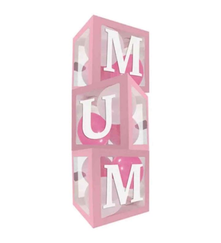 Mum Balloon Box 3pcs 30 x 30 cm