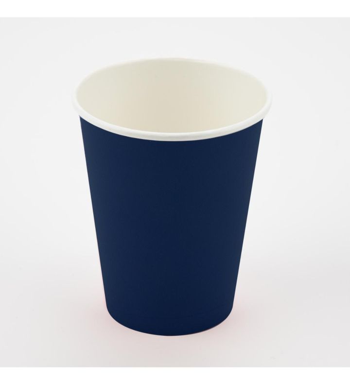 Paper Cups Navy Blue Oaktree 9oz 8ct