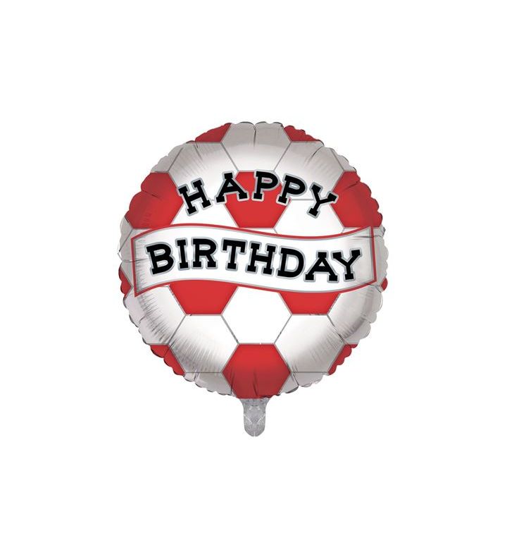 No.1Football Fan/Happy Birthday 18" foil