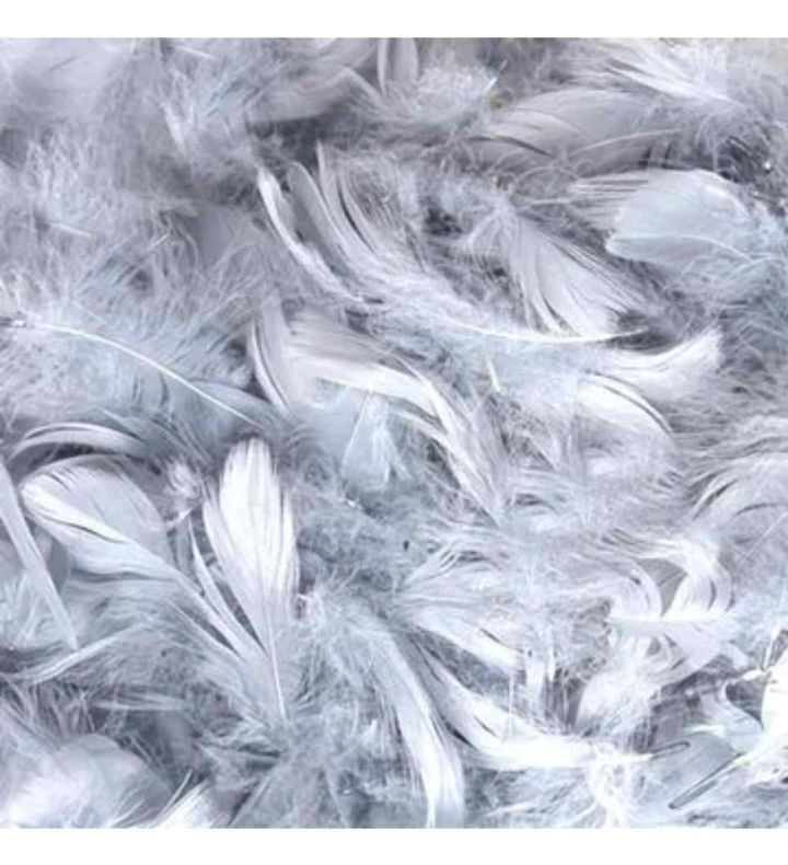 Eleganza Feathers Mixed Sizes Silver - 50g