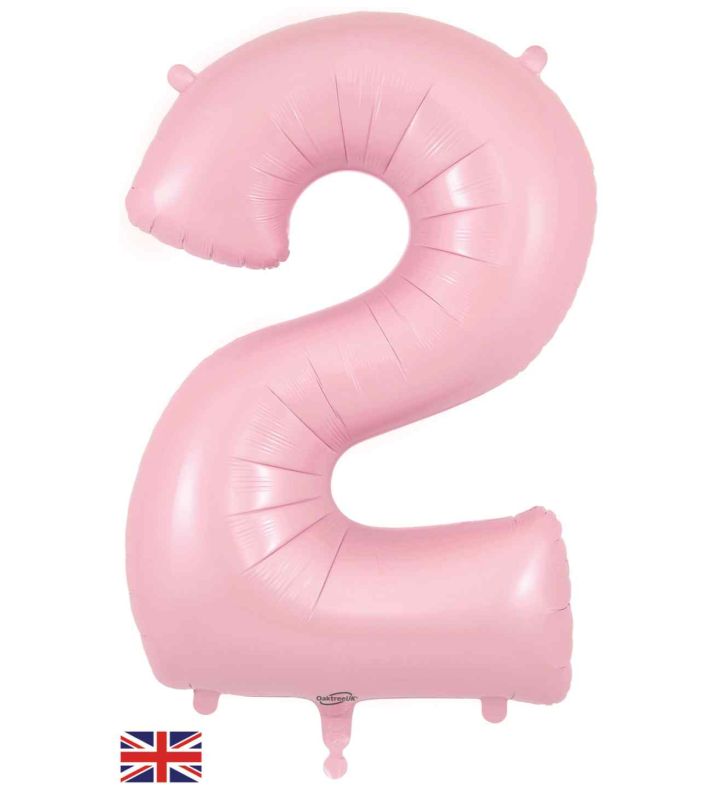 34" Matte Pink 2 Oaktree Foil Balloon