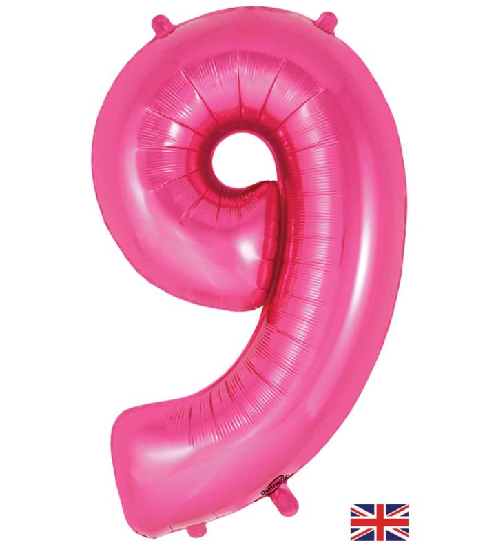 34" Pink Number 9 Oaktree