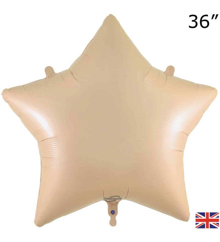 36" Oaktree Star Nude Foil Balloon