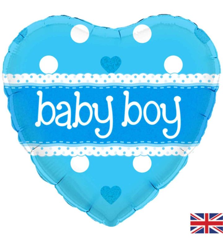 18" Oaktree Baby Boy Blue Heart