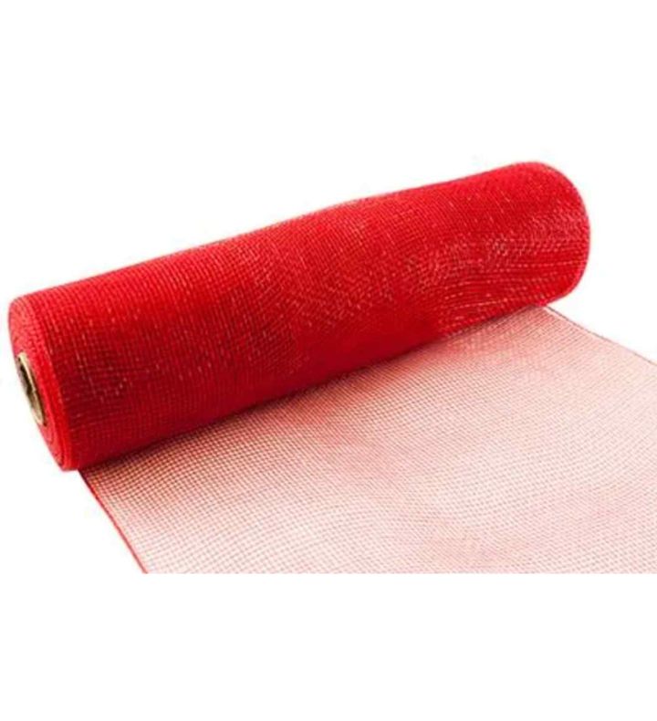 Eleganza Deco Mesh Red - 25cm x 9.1m