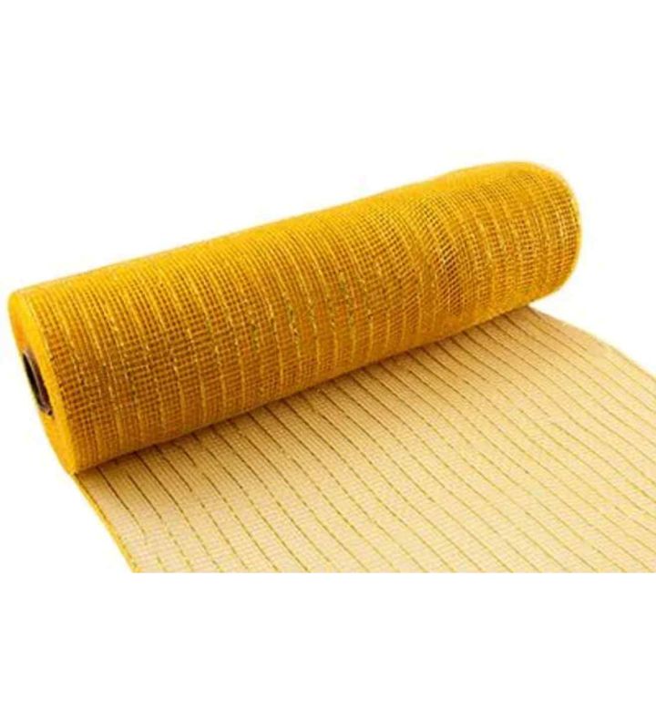 Eleganza Deco Mesh Gold - 25cm x 9.1m