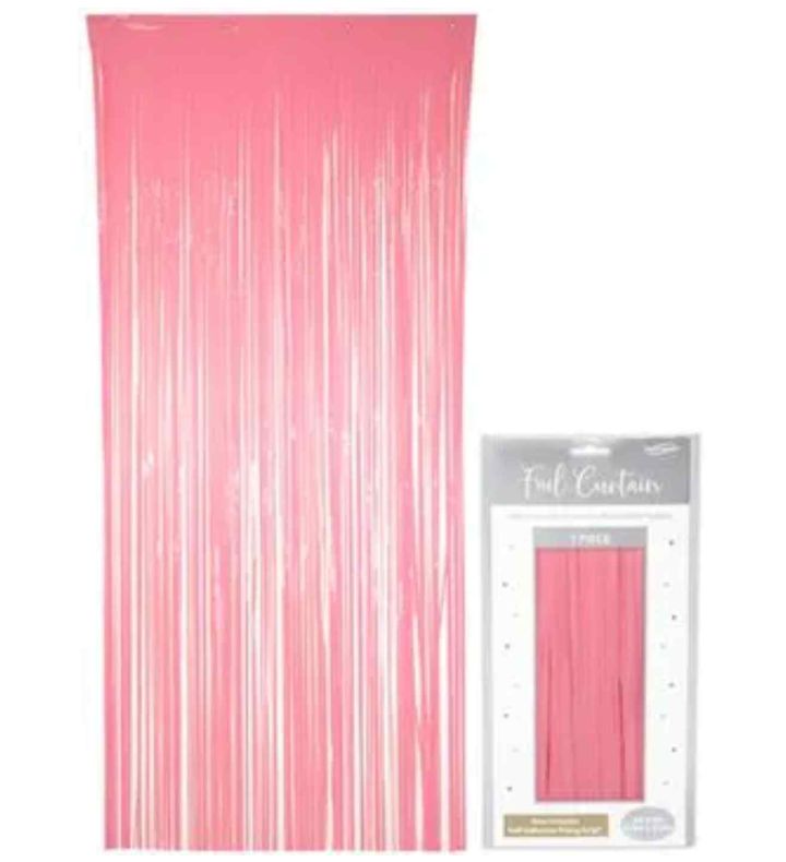 Pastel Pink Door Curtain 09. x 2.4m
