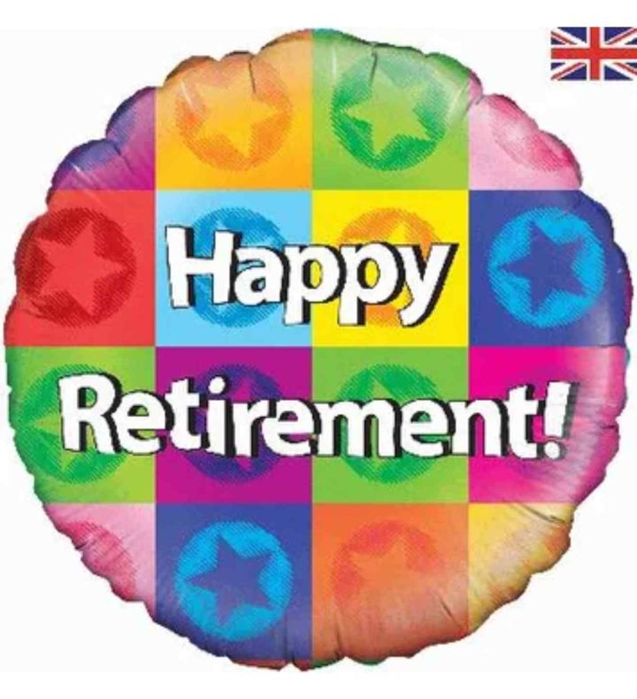 18" Oaktree Happy Retirement Round