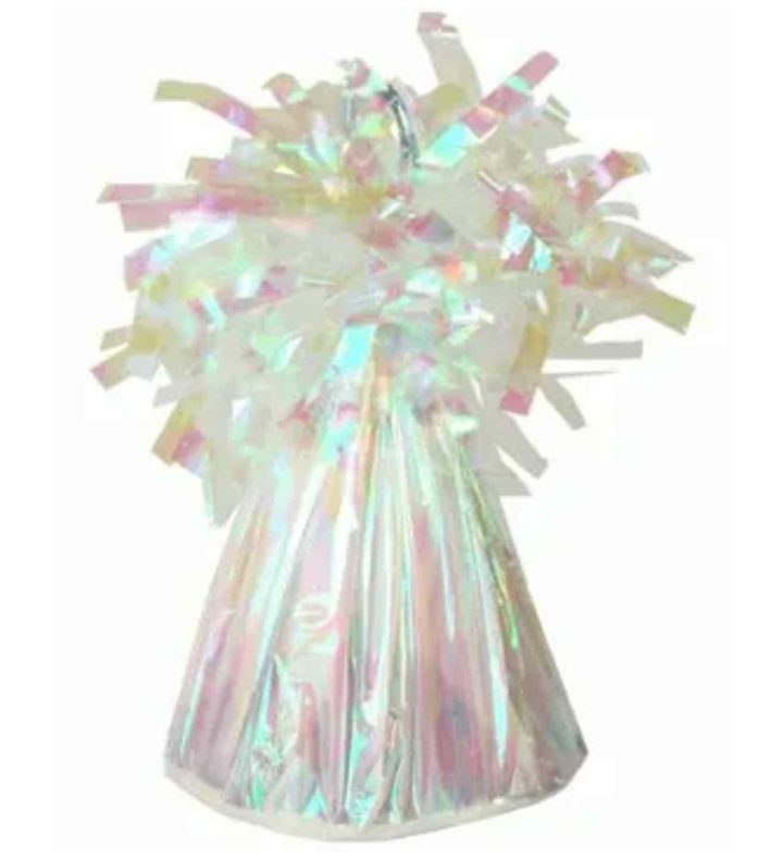 Foil Balloon Weights Iridescent 12ct.