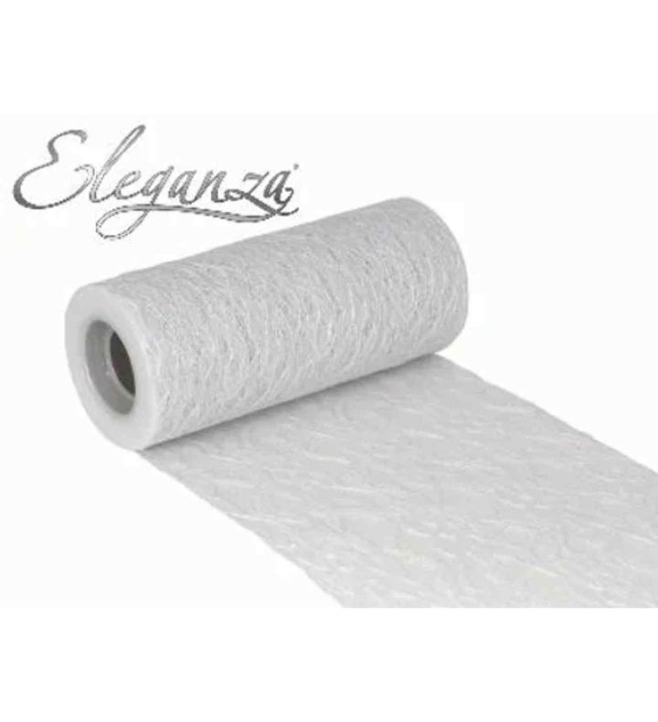 Eleganza Lace Netting White - 6" x 10m