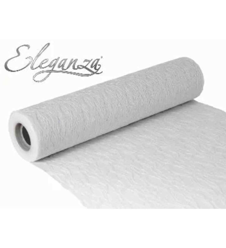 Eleganza Lace Netting White - 12" x 10m