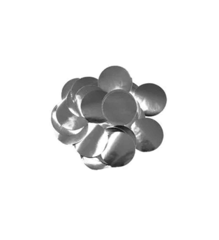 Confetti Foil Metallic Silver 10mm x 50g